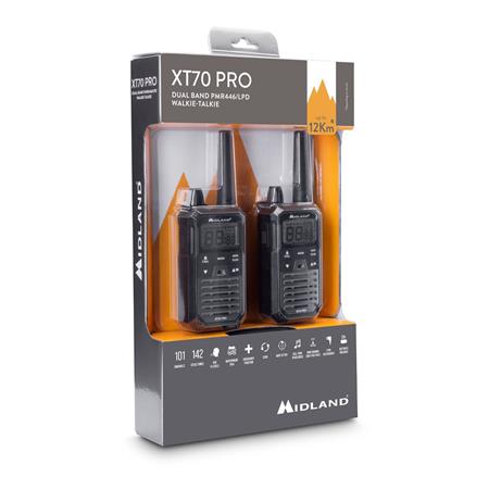 ? PHOTO + DESCR - TALKIE-WALKIE MIDLAND XT70 PRO