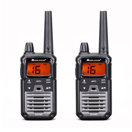 ? PHOTO + DESCR - TALKIE-WALKIE MIDLAND XT70 PRO