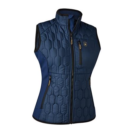 Ærmeløs Damevest Deerhunter Lady Mossdale Quilted Waistcoat - Marineblå