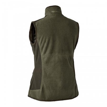 ÆRMELØS DAMEVEST DEERHUNTER LADY PAM BONDED FLEECE WAISTCOAT - GRØN
