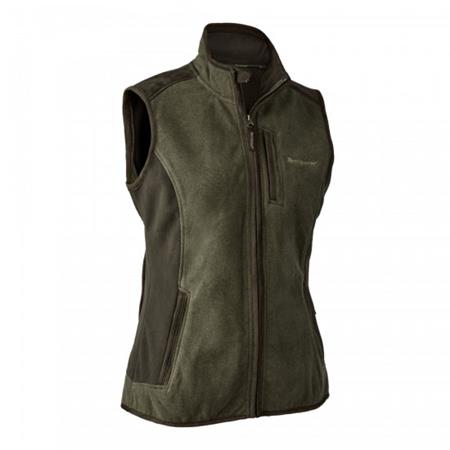 Ærmeløs Damevest Deerhunter Lady Pam Bonded Fleece Waistcoat - Grøn