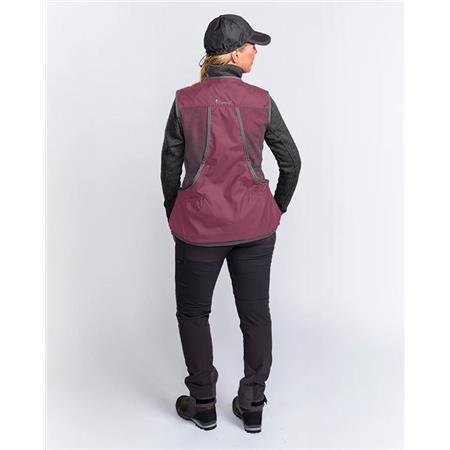 ÆRMELØS DAMEVEST PINEWOOD DOG SPORTS 2.0 W - BORDEAUX/ANTRACIT