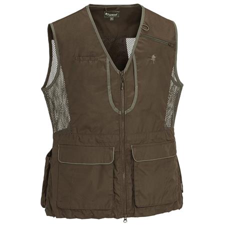 Ærmeløs Damevest Pinewood Dog Sports 2.0 W - Brun/Oliven