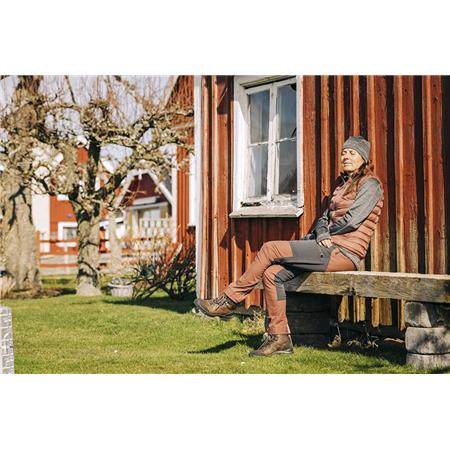 ÆRMELØS DUNVEST TIL KVINDER PINEWOOD ABISKO INSULATION VEST W - ROSA