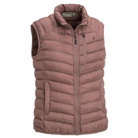 Ærmeløs Dunvest Til Kvinder Pinewood Abisko Insulation Vest W - Rosa
