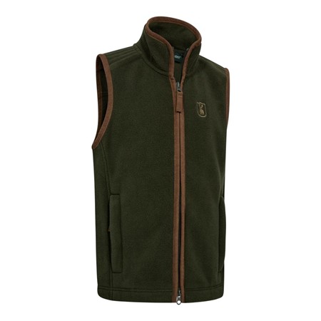 Ærmeløs Fleece Til Børn Deerhunter Youth Cumbria Fleece - Skovglød
