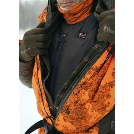 ÆRMELØS HERREVEST PINEWOOD ULTRA BODY-HEAT OPVARMET - SORT/GRÅ