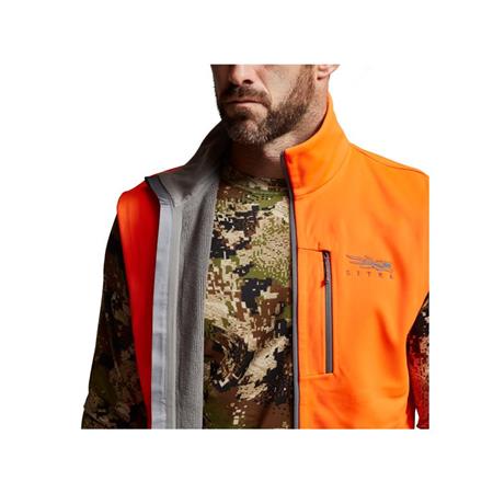 ÆRMELØS HERREVEST SITKA JETSTREAM VEST - ORANGE