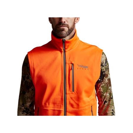 ÆRMELØS HERREVEST SITKA JETSTREAM VEST - ORANGE