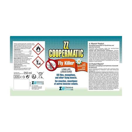 AÉROSOL INSECTICIDE ZELNOVA POUR COOPERMATIC - PAR 1
