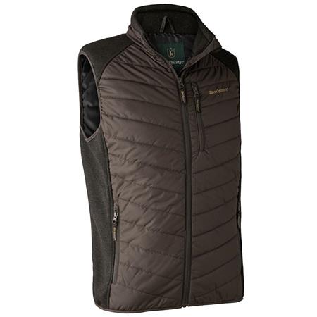 Αμάνικο Ανδρικό Γιλέκο Deerhunter Moor Padded With Knit - Καφέ
