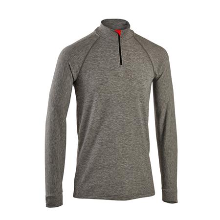 Ανδρικά Εσώρουχα Damart Tee Shirt Thermolactyl Comfort 4 Col Zip - Γκρι