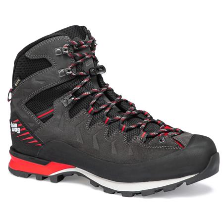 Ανδρικά Παπούτσια Hanwag Makra Pro Gtx - Ασφαλτόχρωμο/Κόκκινο