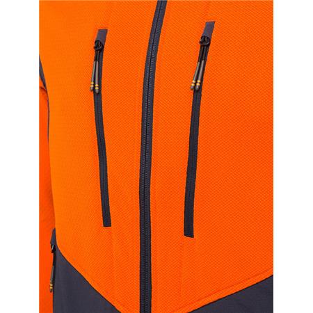ΑΝΔΡΙΚΉ ΦΛΙΣ BERETTA RUPICAPRA JACKET - ΠΟΡΤΟΚΑΛΊ/ΜΑΎΡΟ