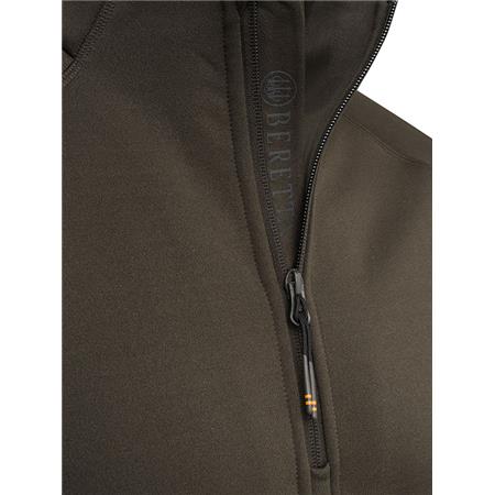ΑΝΔΡΙΚΉ ΦΛΙΣ BERETTA STRETCH TECH HALF ZIP FLEECE - ΠΡΆΣΙΝΟ