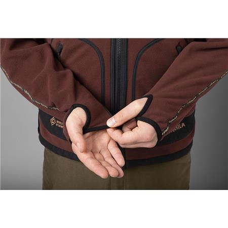 ΑΝΔΡΙΚΉ ΦΛΙΣ HARKILA KAMKO FLEECE - ΠΡΆΣΙΝΟ/ΜΠΟΡΝΤΌ