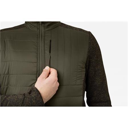 ΑΝΔΡΙΚΉ ΦΛΙΣ SEELAND THEO HYBRID JACKET - ΠΡΆΣΙΝΟ