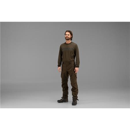 ΑΝΔΡΙΚΌ ΜΠΛΟΥΖΆΚΙ ΜΕ ΜΑΚΡΙΆ ΜΑΝΊΚΙΑ HARKILA MOUNTAIN HUNTER LS - ΠΡΆΣΙΝΟ/ΚΑΦΈ