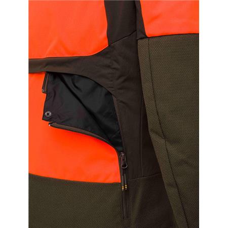 ΑΝΔΡΙΚΌ ΜΠΟΥΦΆΝ ΓΙΑ ΚΥΝΉΓΙ ΕΝ ΚΙΝΉΣΕΙ BERETTA THORN RESISTANT EVO JACKET - ΚΑΦΈ/ΠΟΡΤΟΚΑΛΊ
