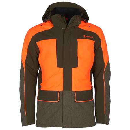 Ανδρικό Μπουφάν Για Κυνήγι Pinewood Thorn Resistant - Πράσινο/Πορτοκαλί