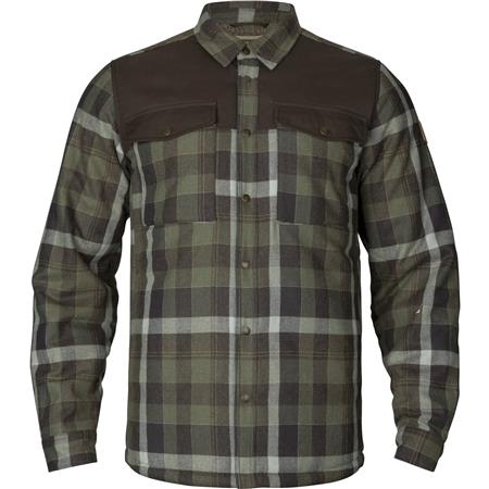 Ανδρικό Μπουφάν Harkila Asmund Insulated Wool Shirt - Πράσινο/Phantom