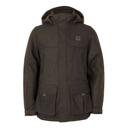 Ανδρικό Μπουφάν Harkila Kodiak Cleverwool Hsp Insulated - Σκούρο Κυνηγετικό Πράσινο/Σκούρο Καφέ