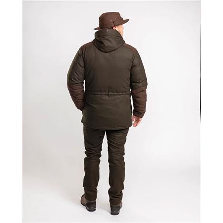 ΑΝΔΡΙΚΌ ΜΠΟΥΦΆΝ PINEWOOD NYDALA INSULATION WOOL - ΠΡΆΣΙΝΟ/ΚΑΦΈ