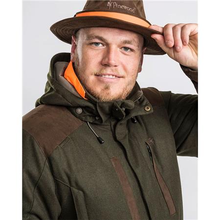 ΑΝΔΡΙΚΌ ΜΠΟΥΦΆΝ PINEWOOD NYDALA INSULATION WOOL - ΠΡΆΣΙΝΟ/ΚΑΦΈ