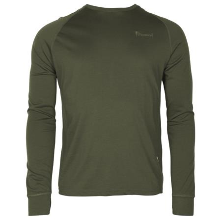 Ανδρικό Εσώρουχο Pinewood Lappland Merino Wool L/S - Πράσινο