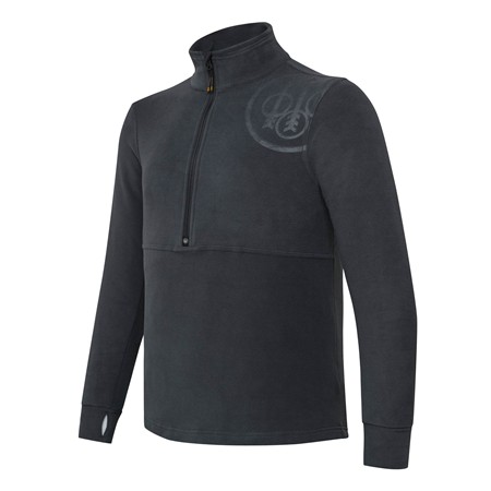 Ανδρικό Φλίσ Beretta Hp Logo Half Zip - Έβενοσ
