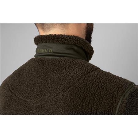 ΑΝΔΡΙΚΌ ΦΛΙΣ HARKILA RURIK TEDDY FLEECE - ΓΚΡΙ/ΠΡΆΣΙΝΟ