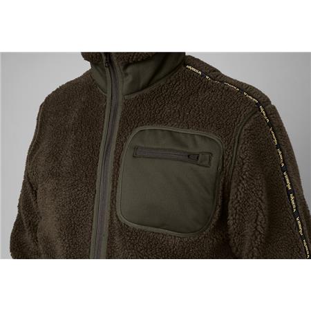 ΑΝΔΡΙΚΌ ΦΛΙΣ HARKILA RURIK TEDDY FLEECE - ΓΚΡΙ/ΠΡΆΣΙΝΟ