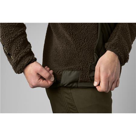 ΑΝΔΡΙΚΌ ΦΛΙΣ HARKILA RURIK TEDDY FLEECE - ΓΚΡΙ/ΠΡΆΣΙΝΟ