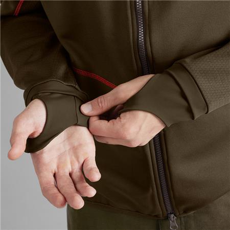ΑΝΔΡΙΚΌ ΦΛΙΣ HARKILA SCANDINAVIAN FLEECE - ΠΡΆΣΙΝΟ/ΚΑΦΈ