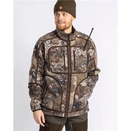 ΑΝΔΡΙΚΌ ΦΛΙΣ PINEWOOD FURUDAL REVERSIBLE CAMOU FLEECE - ΚΑΦΈ/STRATA