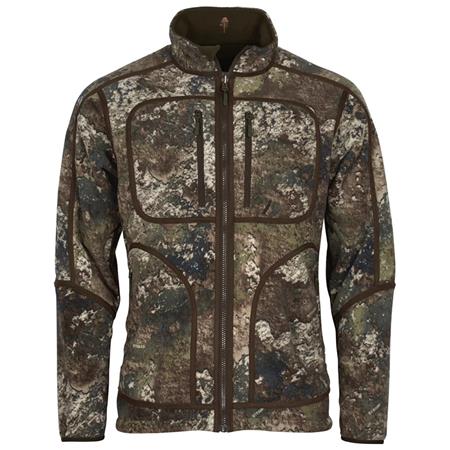 Ανδρικό Φλισ Pinewood Furudal Reversible Camou Fleece - Καφέ/Strata