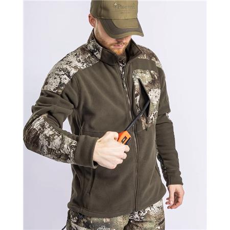 ΑΝΔΡΙΚΌ ΦΛΙΣ PINEWOOD SMÅLAND HUNTERS CAMOU FLEECE - ΚΑΦΈ/STRATA