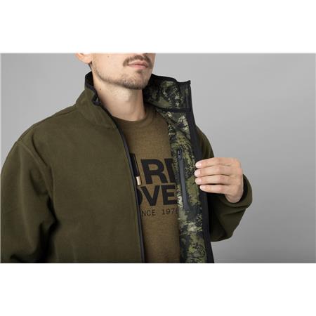 ΑΝΔΡΙΚΌ ΦΛΙΣ SEELAND ROGUE REVERSIBLE - ΠΡΆΣΙΝΟ/ΚΑΜΟΥΦΛΆΖ