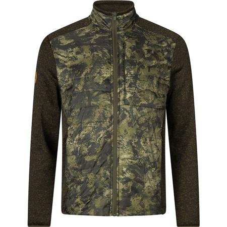 Ανδρικό Φλισ Seeland Theo Hybrid Jacket Camo - Πράσινο Καμουφλάζ