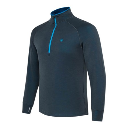 Ανδρικό Φούτερ Beretta Glider Merino Half Zip Sweater - Έβενοσ