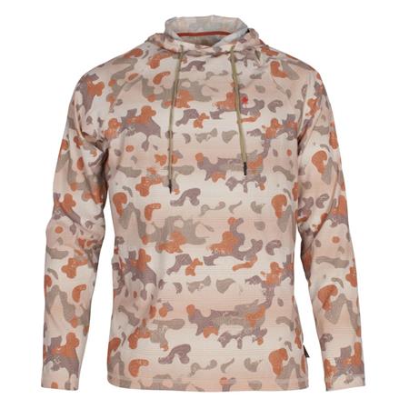 Ανδρικό Φούτερ Pinewood Air Vent Hoodie - Μπεζ Καμουφλάζ