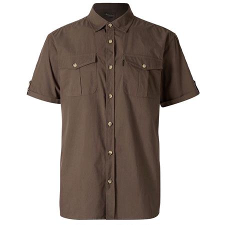 Ανδρικό Κοντομάνικο Πουκάμισο Pinewood Safari S/S - Ελιά