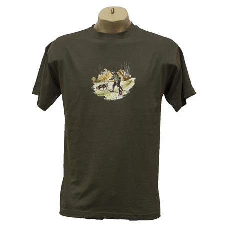 Ανδρικό Κοντομάνικο T-Shirt Bartavel Humour - Χακί