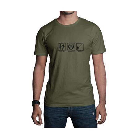 Ανδρικό Κοντομάνικο T-Shirt Bartavel Nature T1161 - Χακί