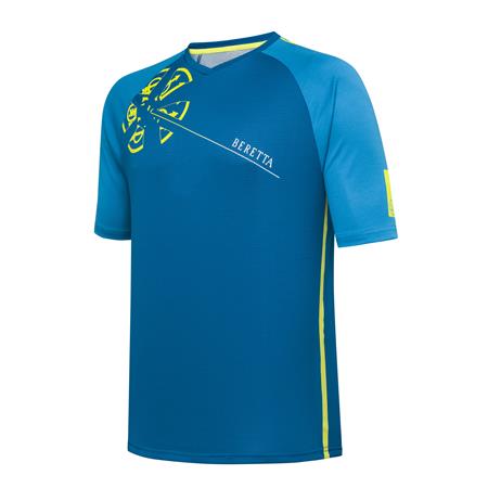 Ανδρικό Κοντομάνικο T-Shirt Beretta Bullseye - Μπλε Σούρουπο