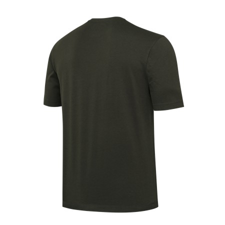 ΑΝΔΡΙΚΌ ΚΟΝΤΟΜΆΝΙΚΟ T-SHIRT BERETTA SET OF 3 CORPORATE TS - BRITISH GREEN/CORDOVAN/PEAT - PAKETO 3