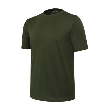 ΑΝΔΡΙΚΌ ΚΟΝΤΟΜΆΝΙΚΟ T-SHIRT BERETTA SET OF 3 CORPORATE TS - BRITISH GREEN/CORDOVAN/PEAT - PAKETO 3