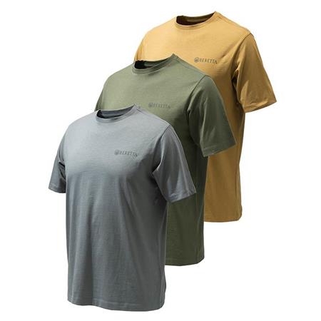 Ανδρικό Κοντομάνικο T-Shirt Beretta Set Of 3 Corporate Ts - Paketo 3