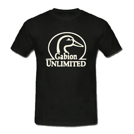 Ανδρικό Κοντομάνικο T-Shirt Gabion Unlimited - Μαύρο
