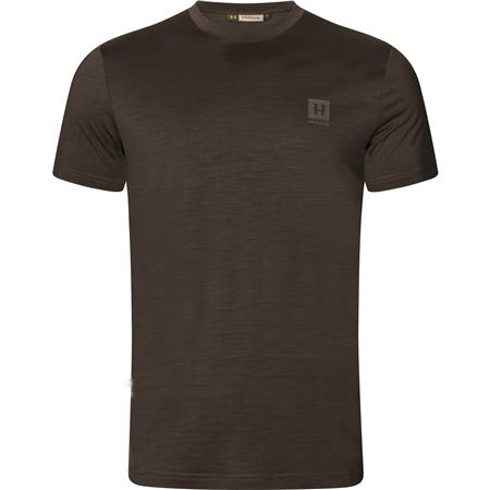 Ανδρικό Κοντομάνικο T-Shirt Harkila Base All Season - Καφέ